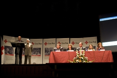 En la imagen, intervención de José Condiño durante el acto.